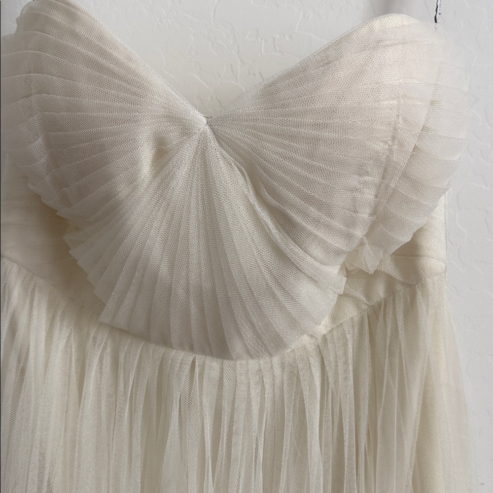 ivory Jenny Yoo  'Annabelle' Convertible Tulle Column Dress size 12 - Picture 7 of 11